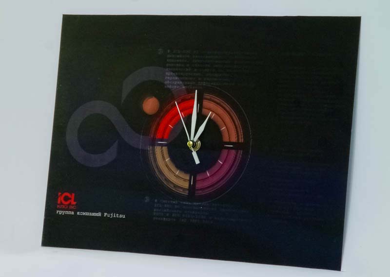 3D постер с часами (для календаря) и настенные часы